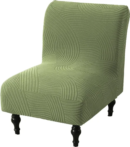 Vista 50 de Funda para Silla Sin Brazos Eco-Ancheng Desmontable Fundas para Sillas Decorativas Sin Brazos Lavables Funda para Silla Deslizante Sin Brazos Funda