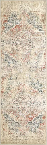 Vista 8 de Superior 2.6x8RUG-OMBRE-CR - Alfombra superior Ombre Collection de área, 2 pies 7 pulgadas x 8 pies, color crema