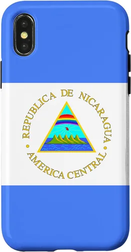Vista 5 de Funda para iPhone 17 inspirada en el escudo de armas de Nicaragua