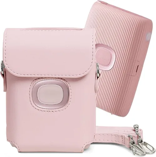 Vista 8 de Mini Link 2 Funda para cámara Fujifilm Instax Mini Link 2 Smartphone Accesorios de impresora fotográfica PU cuero bolsa de hombro cubierta