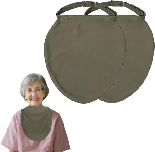 Vista 10 de Cubierta de traqueotomía, protector de estoma de cuello suave para pacientes con traqueotomía, transpirable y lavable, protección contra el polvo