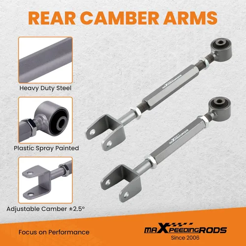Vista 2 de maXpeedingrods Brazo de Control Trasero Superior para Chrysler Sebring 2007-2010, para Dodge Journey Avenger 2008-2010, 1 Par de Brazos de Cámber