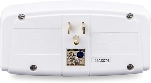 Vista 4 de Protector de sobretensión para 1 enchufe, de la marca CyberPower, 100 W, 900 J 3 tomas de corriente