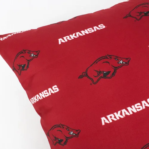 Vista 5 de College Covers Everything Comfy Arkansas Razorbacks - Par de fundas de almohada, estándar, 20 x 30 pulgadas, incluye 2 fundas de almohada
