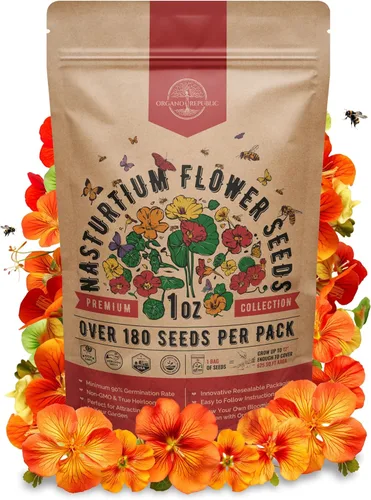 Vista 11 de Paquete de semillas de caléndula 1 oz - Más de 3,250 semillas de caléndula criollas sin OMG para plantar en jardinería interior y exterior, semillas