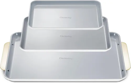 Vista 57 de Caraway Bandeja de cerámica antiadherente para hornear, revestimiento de cerámica naturalmente resbaladizo, no tóxico, libre de PTFE ni PFOA