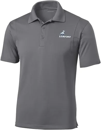 Vista 108 de Polo atlético de micro piqué NCAA para hombre Prime con cuello propio