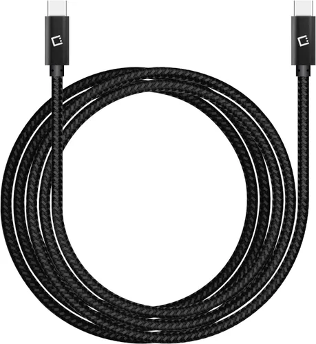 Vista 6 de Cable de carga rápida dual USB-C/PD de 60 W compatible con HTC U11 Life Plus 5Gbps transferencia de datos para entrega de energía de alta capacidad