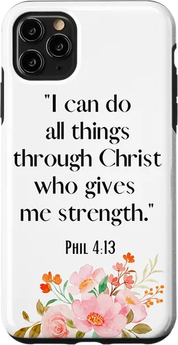 Vista 13 de I Can Do All Things Through Christ Jesus Philippians 4:13 Case for iPhone 17