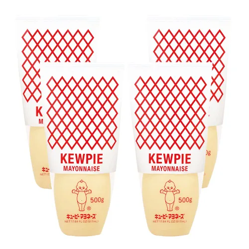 Vista 11 de Kewpie Mayonesa, producto de Estados Unidos, sin jaula sin gluten, 12 onzas, 24 onzas líquidas Paquete múltiple de mayonesa de estilo japonés
