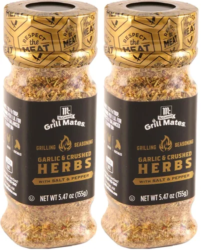 Vista 10 de McCormick Grill Mates Coarse Black Pepper & Flake Salt Grilling Seasoning, 5.71 oz