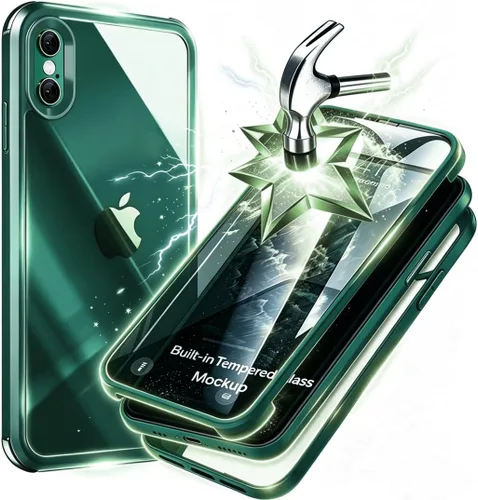 Vista 30 de Funda para iPhone 11 con protector de pantalla [vidrio templado 9H integrado], protección de cuerpo completo 360 de doble capa protectora
