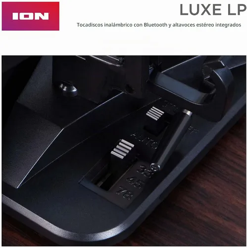 Vista 11 de ION Luxe LP - Reproductor de discos de vinilo Bluetooth con altavoces