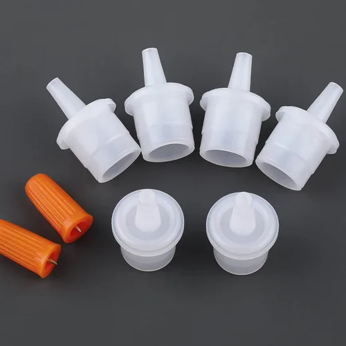 Vista 3 de Kit de 44 piezas de pegamento para pestañas, kit de tapas de pegamento para pestañas, puntas de boquilla, tapones para botellas, puntas de boca