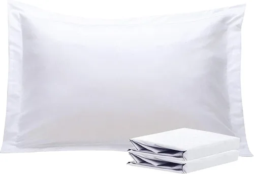 Vista 107 de NTBAY Fundas de almohada estándar, paquete de 2 fundas de almohada de microfibra cepillada de 20 x 26 pulgadas, súper suaves y acogedoras