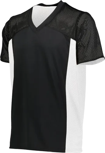 Vista 8 de Augusta Sportswear Boys' Augusta Sportswear Youth Reversible Flag Football Jersey Negro/Oro