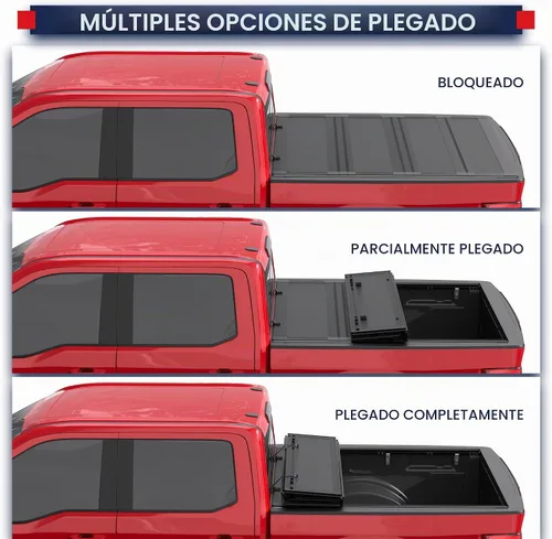 Vista 4 de MOSTPLUS Cubierta rígida de perfil bajo de 5.5 pies compatible con Ford F-150 2WD/4WD 2004-2014 (67 pulgadas)