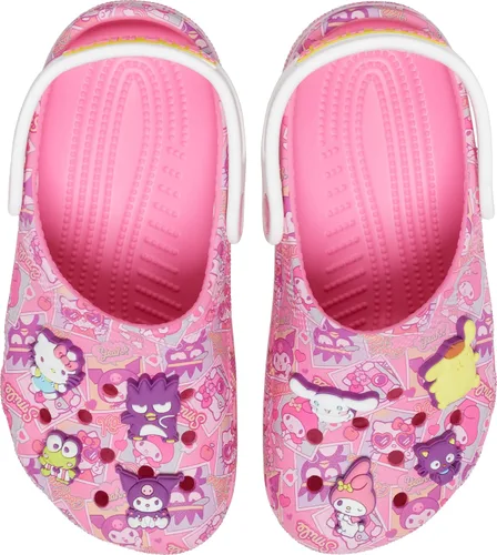 Vista 4 de Crocs Zuecos clásicos unisex para niños Hello Kitty