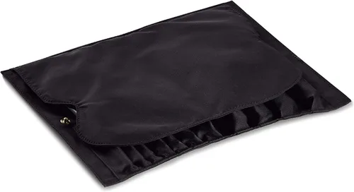Vista 2 de KUSSHI Bolsa de Maquillaje y Cosméticos Lavable para Viaje, Negro