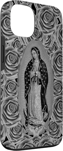 Vista 15 de Funda para iPhone 11 Nuestra Señora Virgen De Guadalupe Virgen María Floral