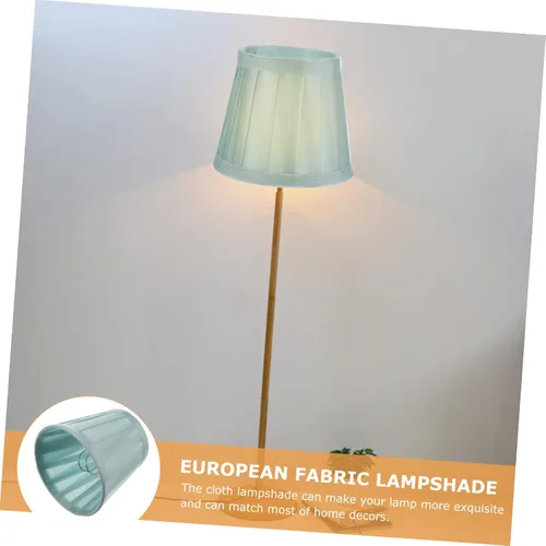 Vista 2 de DOITOOL 1 pantalla de tela para lámpara de tela que cubre una pantalla con tela cilíndrica pantalla de luz rosa decoración vela candelabro Jabones