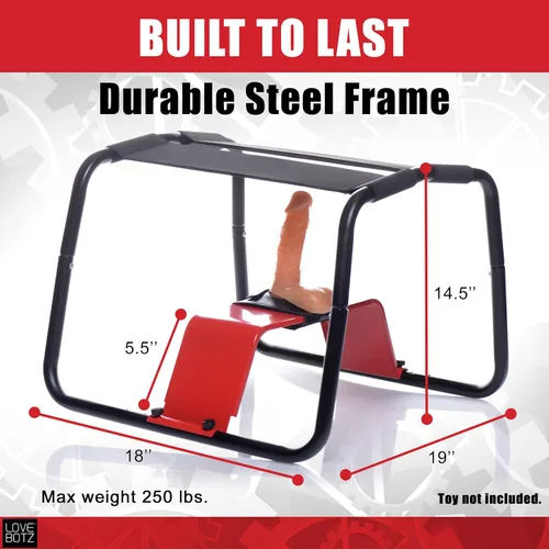 Vista 3 de LoveBotz Bangin Bench Extreme taburete para sexo 1 unidad