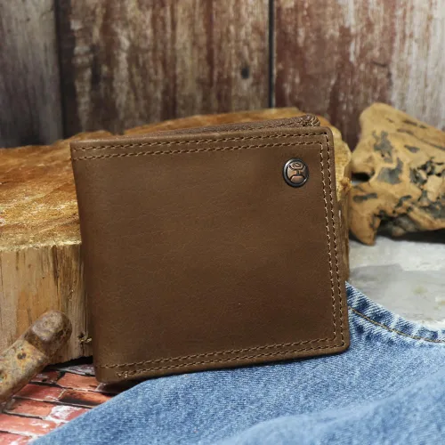 Vista 66 de HOOEY Cuero Bi-Fold Hombre, Hands-Up- Estampado Nómada, Talla única, 2812937