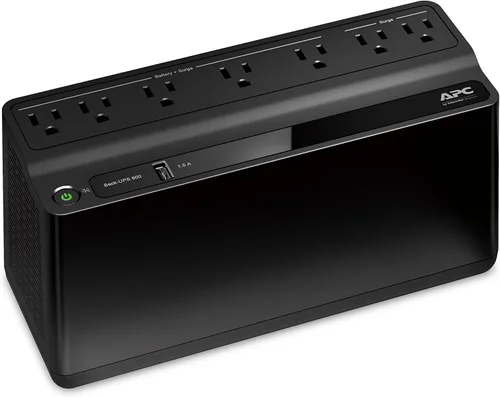 Vista 6 de APC UPS Batería de reserva y protector de sobretensiones con AVR, 1500 VA, APC Back-UPS Pro (BX1500M) y batería de reserva y protector