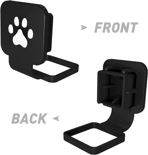 Vista 4 de Cubierta de enganche de remolque de 2 pulgadas con huellas de patas, cubierta de enganche de remolque de remolque, inserción de enchufe, cubierta