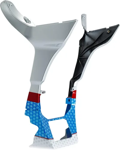 Vista 28 de HR3 Cubierta de alerón de carenado de whisky ámbar compatible con modelos Harley Road Glide FLTRX FLTRXS FLTRXST FLTRXSE 2017-2023 Amber Whiskey