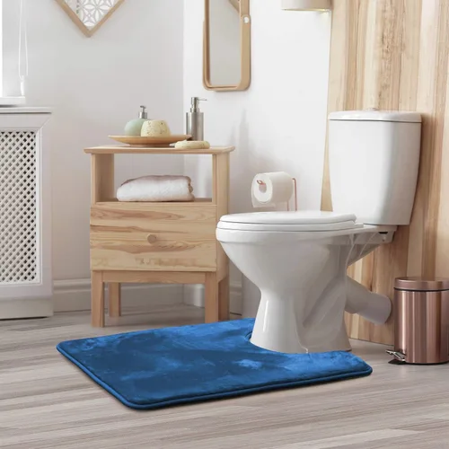 Vista 2 de Clara Clark tapete para baño, regadera o tina, de gomaespuma, negro, antiderrapante