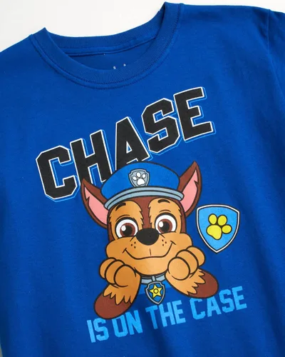 Vista 2 de Nickelodeon Camiseta de Paw Patrol para niños, paquete de 4 camisetas gráficas para niños y niñas, para niños pequeños (talla 2T-7)
