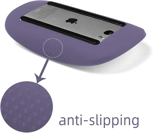 Vista 3 de N/T Funda de silicona para Magic Mouse 1/2 Funda de silicona para Apple Magic iPad Mouse (negro)