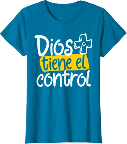Vista 56 de Regalo Cristiano En Español Christian Spanish Dios Tiene Con Camiseta, Negro