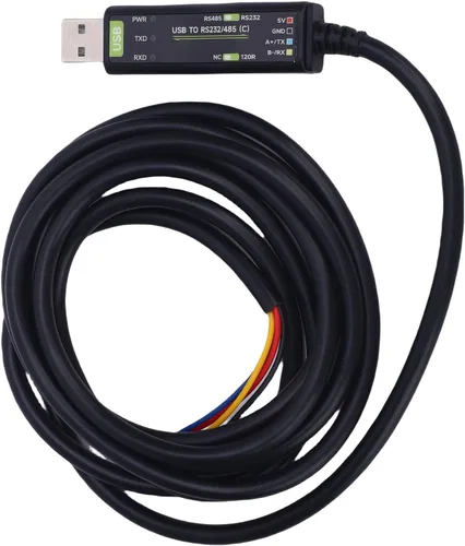 Vista 9 de Cable adaptador USB a 232 USB a 232 485 – Convertidor de puerto serie de alta velocidad con chip FT232RNL con protección TVS e indicador de estado