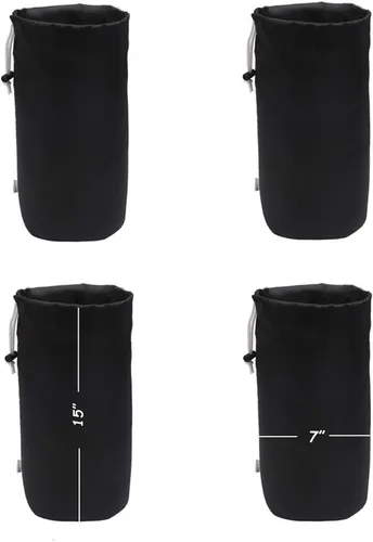 Vista 16 de Bolsa de saco, resistente al agua, con cordón duradero, paquete de 4