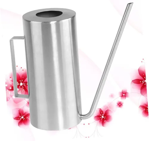 Vista 7 de Yardwe Regadera de interior con boquilla larga de acero inoxidable de 50.7 fl oz, ideal para el cuidado de suculentas y plantas