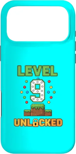 Vista 22 de Birthday Level 9 Unlocked 9th Birthday Gamer Level Up Birthd Case for iPhone 16