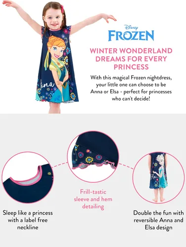 Vista 5 de Disney Camisón Frozen para Niña