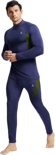 Vista 65 de Conjunto de ropa interior térmica para hombre, ropa interior larga 1#verde militar
