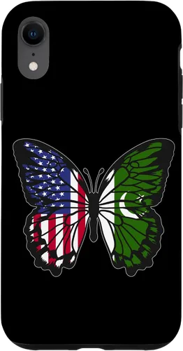 Vista 25 de Pakistani Roots USA Pakistan Mix Butterfly Pakistan Heritage Case for iPhone 17