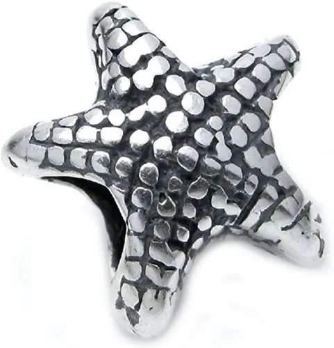 Vista 5 de Adabele 1 pieza auténtica de plata de ley 925 con dije de estrella de mar compatible concompatible con Pandora todos los demás europeos Charm