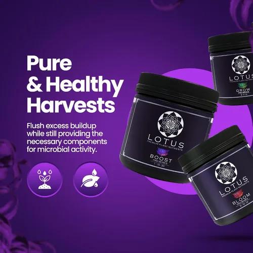 Vista 4 de Lotus Nutrients Kit de iniciación (Bloom, Boost and Grow) – Nutrientes vegetales más avanzados y potenciador de floración – Fertilizante vegetal