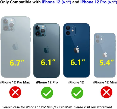 Vista 7 de Compatible con iPhone 12 Pro Funda iPhone 12 Funda de mármol delgada a prueba de golpes TPU suave goma silicona funda funda de teléfono negro
