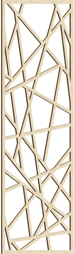Vista 9 de Conway Paneles de pared decorativos de madera con calado, 9 3/8 pulgadas de ancho x 24 3/8 pulgadas de alto x 1/4 de alto, aliso