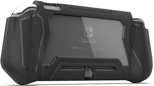 Vista 6 de Funda protectora para Nintendo Switch Lite, funda Switch Lite con protector de pantalla desmontable + funda de agarre de mano compatible