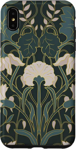Vista 11 de iPhone 16 Art Nouveau Floral Pattern Case