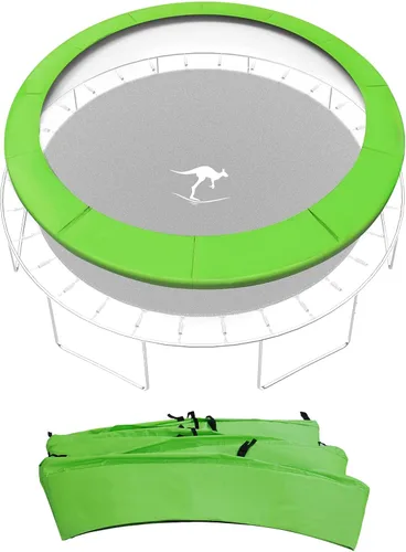 Vista 9 de Kangaroo Hoppers Universal 12/14/15FT Trampoline Repalcement Safety Pad?Waterproof Surround Spring Foam Cover for Round Frame