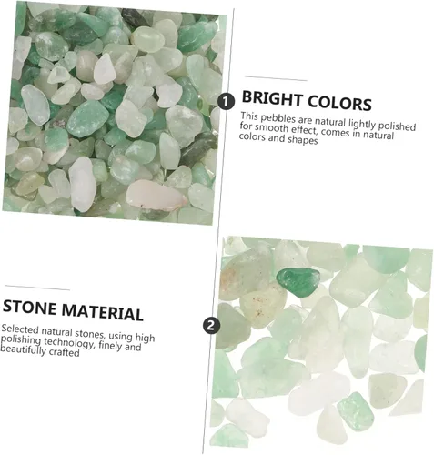 Vista 7 de Yardwe 6 paquetes de almohadas suculentas para decoración de piedras, relleno de pecera, piedras para paisajismo, jarrón, acuario, guijarros