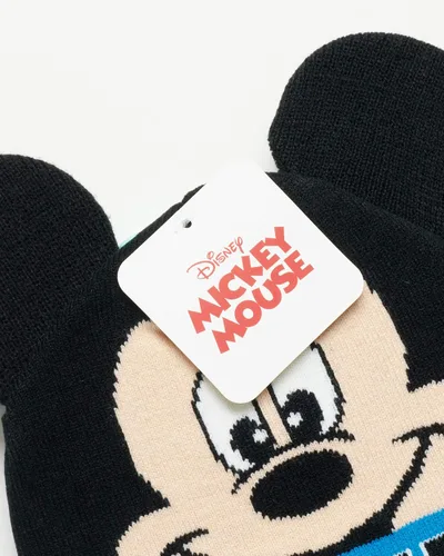 Vista 6 de Disney Mickey Mouse - Conjunto de sombrero de invierno McQueen para niños, guantes o guantes para niños (niñosniños pequeños)
